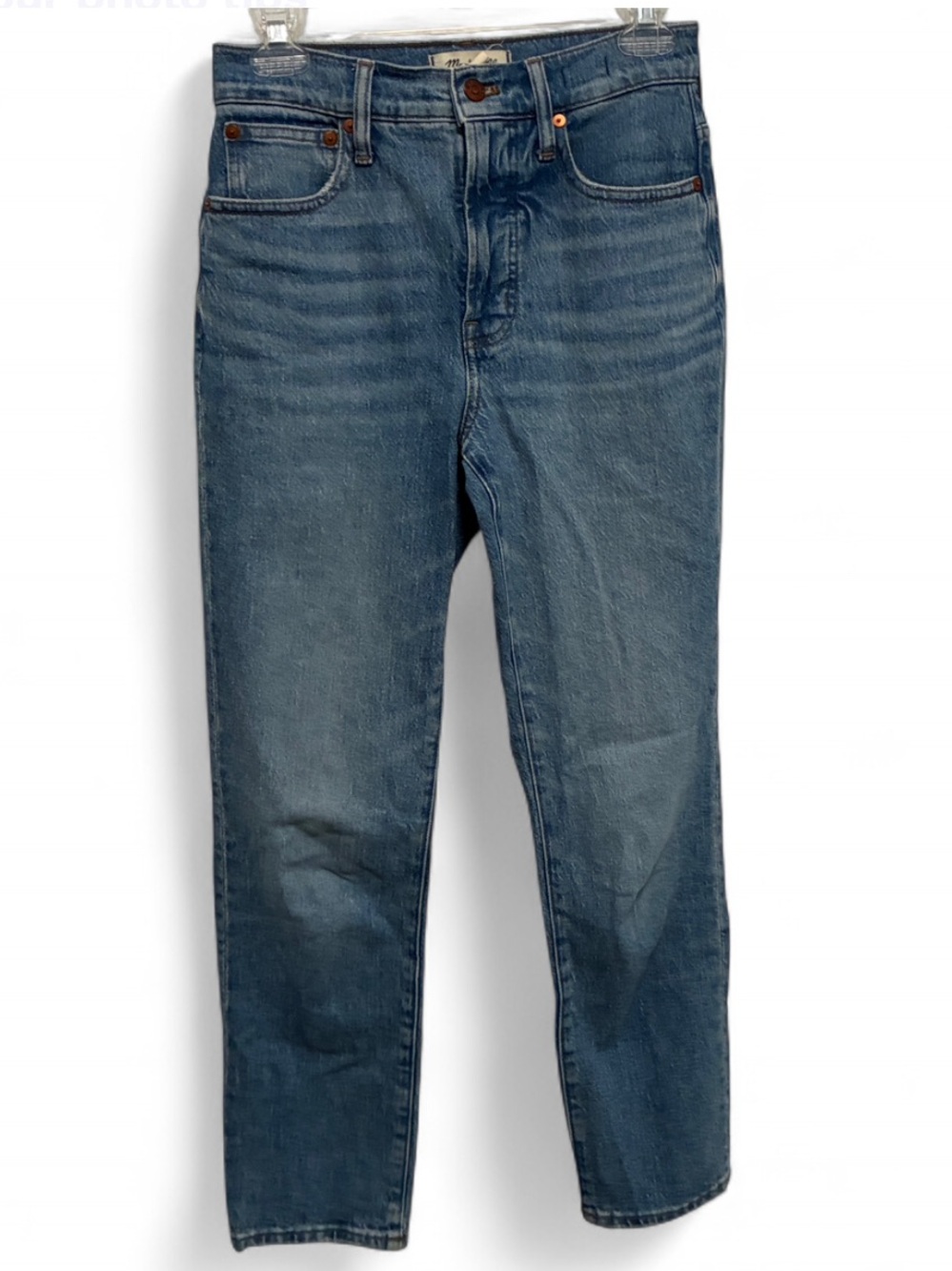 Madewell The Perfect Vintage Blue Straight Jeans